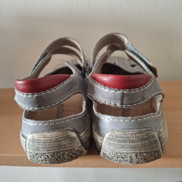 Remonte Leather Closed-Toe Walking Flats - EU 38 / US 7.5 - Picture 5 of 8